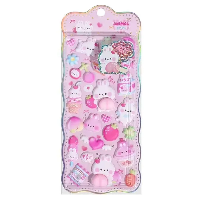 3D ஸ்கிஷி பட் ஸ்டிக்கர்கள்